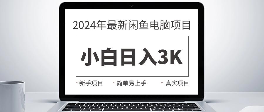 2024最新闲鱼卖电脑项目，新手小白日入3K+，最真实的项目教学-test