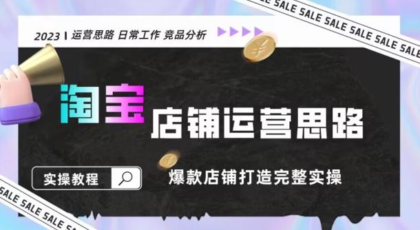 2023淘宝店铺运营全攻略：竞品分析，打造爆款店铺完整实操（附运营思维素材）-test
