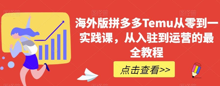 海外版拼多多Temu从零到一实践课，从入驻到运营的最全教程-test