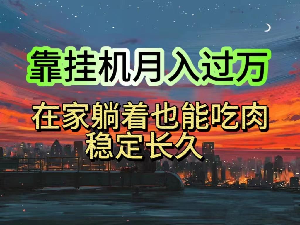 挂机项目日入1000+，躺着也能吃肉，适合宝爸宝妈学生党工作室，电脑手…-test