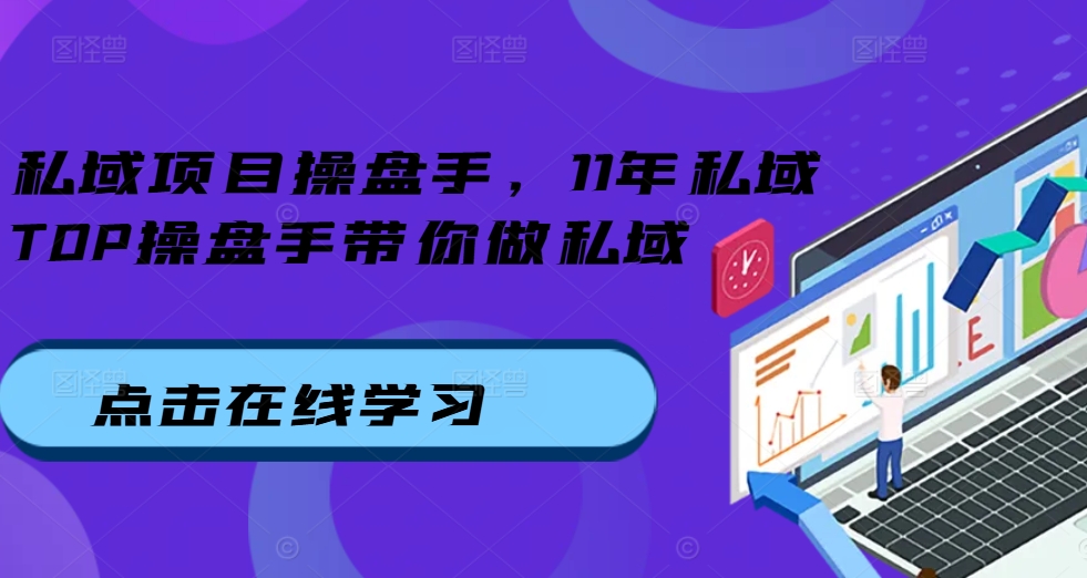 私域项目操盘手，11年私域TOP操盘手带你做私域-test