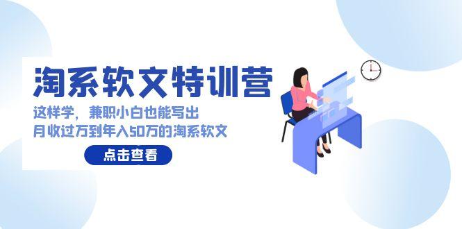(9588期)淘系软文特训营：这样学，兼职小白也能写出月收过万到年入50万的淘系软文-test