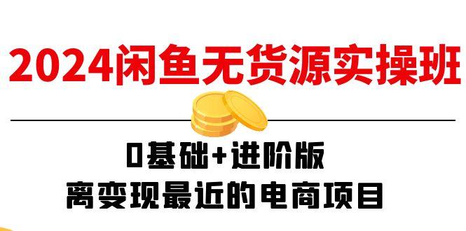 2024闲鱼-无货源实操班：0基础+进阶版，离变现最近的电商项目(15节-test
