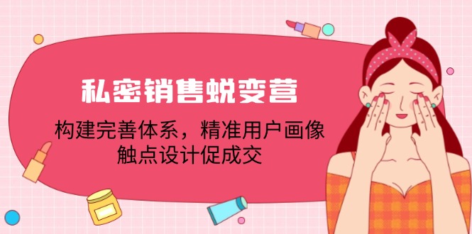私密销售蜕变营：构建完善体系，精准用户画像，触点设计促成交-test