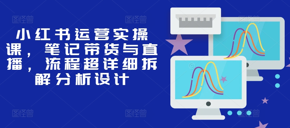 小红书运营实操课，笔记带货与直播，流程超详细拆解分析设计-test