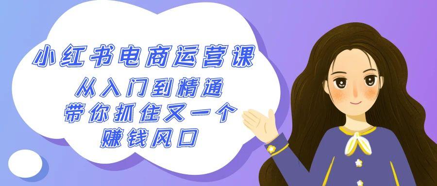 2024小红书-电商运营课，从入门到精通，带你抓住又一个赚钱风口(50节课)-test