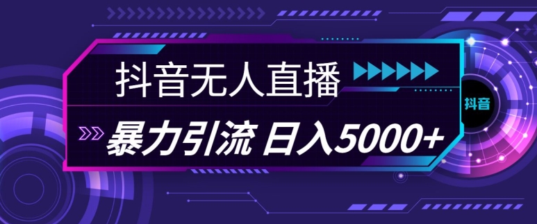 抖音快手视频号全平台通用无人直播引流法，利用图片模板和语音话术，暴力日引流100+创业粉【揭秘】-test