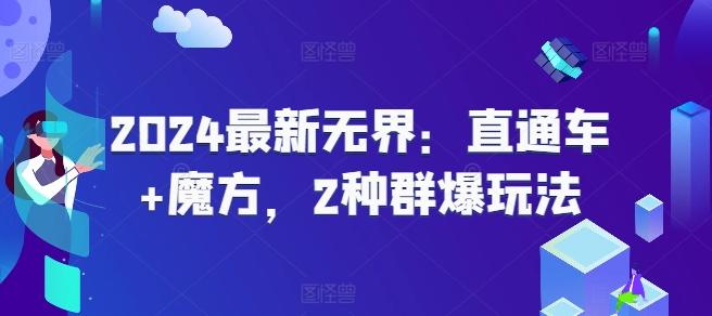 2024最新无界：直通车+魔方，2种群爆玩法-test