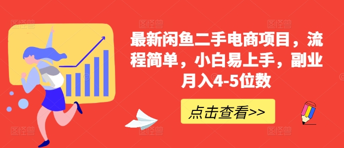 最新闲鱼二手电商项目，流程简单，小白易上手，副业月入4-5位数!-test