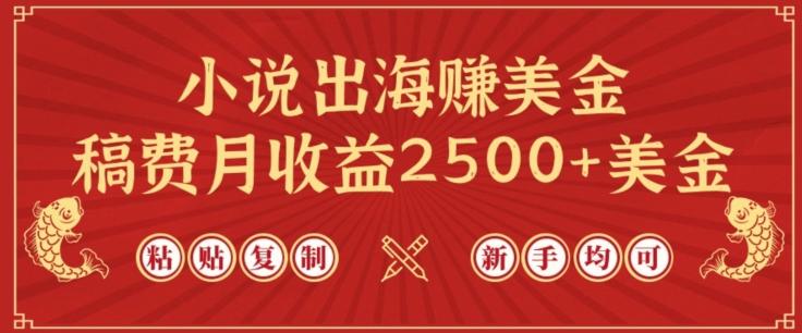小说出海赚美金，稿费月收益2500+美金，仅需chatgpt粘贴复制，新手也能玩转【揭秘】-test