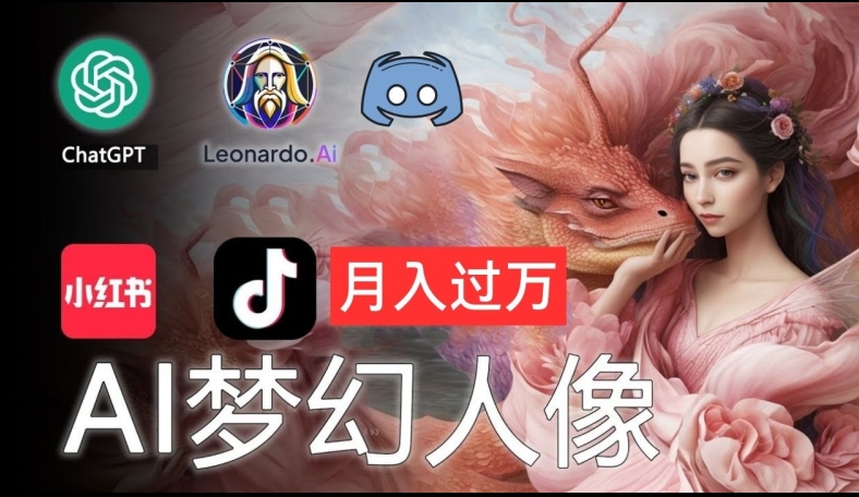 AI摄影梦幻人像：零基础也能月入过万的秘密【揭秘】-test