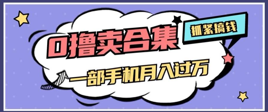 0撸项目月入过万，售卖全套ai工具合集，一单29.9元，一部手机即可【揭秘】-test