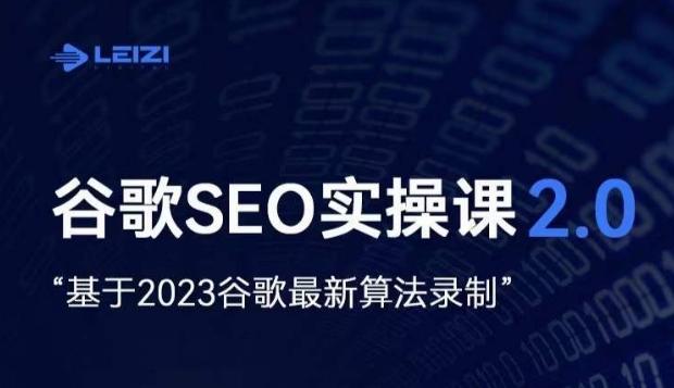 雷子·谷歌SEO 2.0实战课，独立站询盘自由必备，基于2023谷歌最新算法录制-test