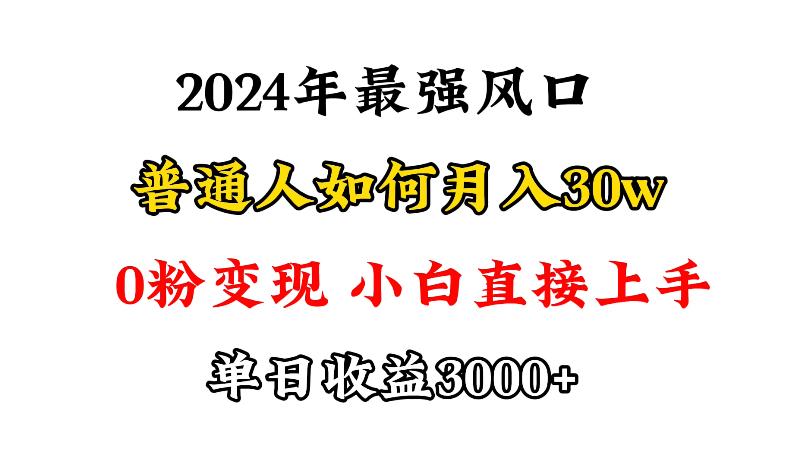 (9630期)小游戏直播最强风口，小游戏直播月入30w，0粉变现，最适合小白做的项目-test