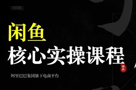 2024闲鱼核心实操课程，从养号、选品、发布、销售，教你做一个出单的闲鱼号-test