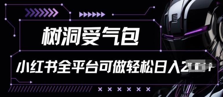 小红书等全平台树洞受气包项目，轻松日入一两张【揭秘】-test
