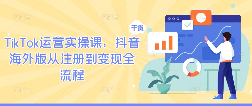 TikTok运营实操课，抖音海外版从注册到变现全流程-test