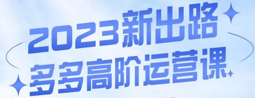 大炮·多多高阶运营课，3大玩法助力打造爆款，实操玩法直接亮出干货-test