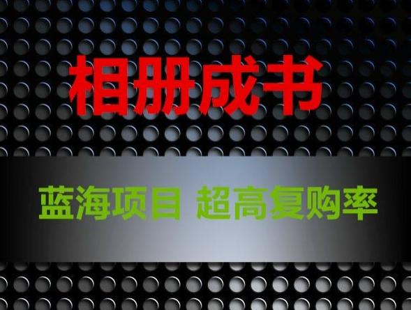 相册成书，蓝海项目，认真操作月入过万【揭秘】-test