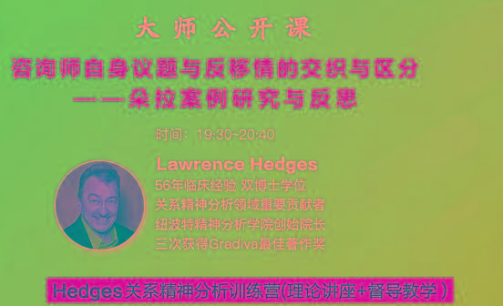 Hedges详解针对4种不同发展精神分析透视法-test
