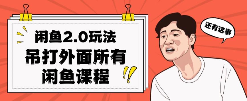 闲鱼2.0玩法单号每天日入2000，吊打市面所有课程-test