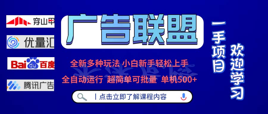 广告联盟 全新多种玩法 单机500+  全自动运行  可批量运行-test